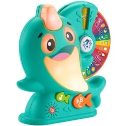 Fisher Price Fisher-Price BlinkiLinkis Glücksrad Narwal, Spielfigur