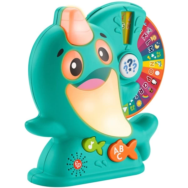 Fisher Price Fisher-Price BlinkiLinkis Glücksrad Narwal, Spielfigur