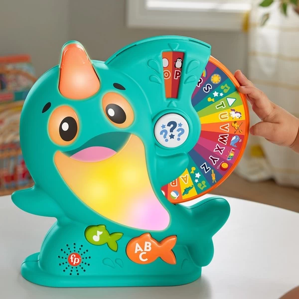 Fisher Price Fisher-Price BlinkiLinkis Glücksrad Narwal, Spielfigur – Bild 7