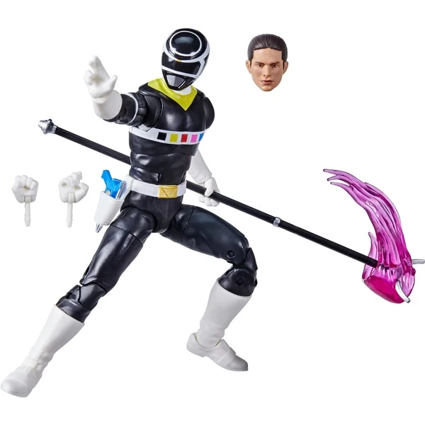 Hasbro Power Rangers Lightning Collection In Space Black Ranger, Spielfigur