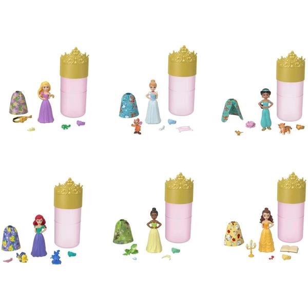 Mattel Disney Prinzessin Small Dolls Royal Color Reveal Sortiment Welle 1, Spielfigur – Bild 3