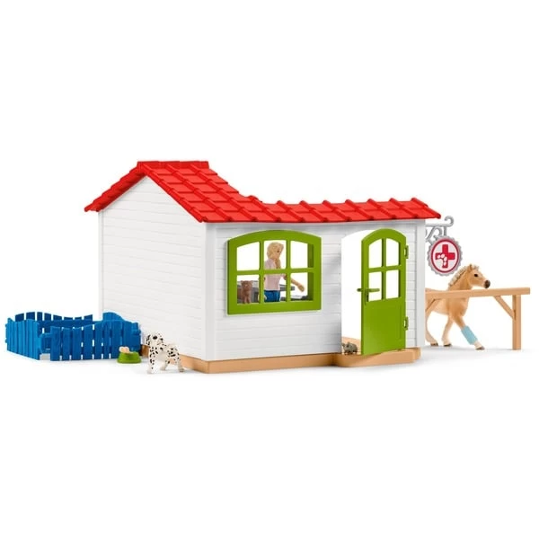Schleich Farm World Tierarzt-Praxis Mit Haustieren, Spielfigur – Bild 2