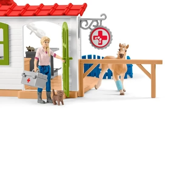 Schleich Farm World Tierarzt-Praxis Mit Haustieren, Spielfigur – Bild 4