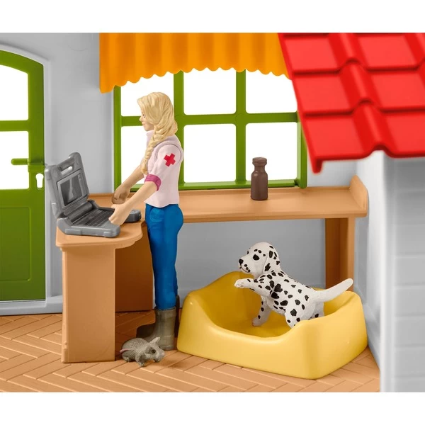 Schleich Farm World Tierarzt-Praxis Mit Haustieren, Spielfigur – Bild 5