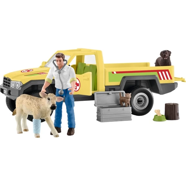 Schleich Farm World Tierarztbesuch Auf Dem Bauernhof, Spielfigur