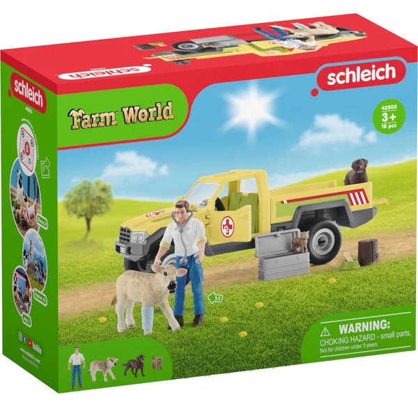 Schleich Farm World Tierarztbesuch Auf Dem Bauernhof, Spielfigur – Bild 8