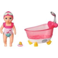 ZAPF Creation BABY Born® Minis - Playset Bathtub, Spielfigur